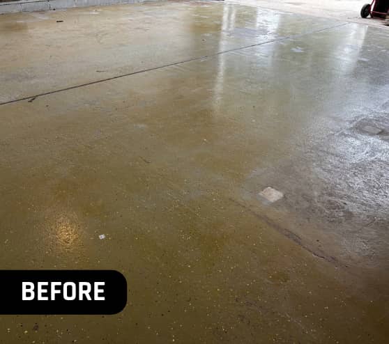 Before Job Epoxy Flake Garage Homeowner Chesapeake VA