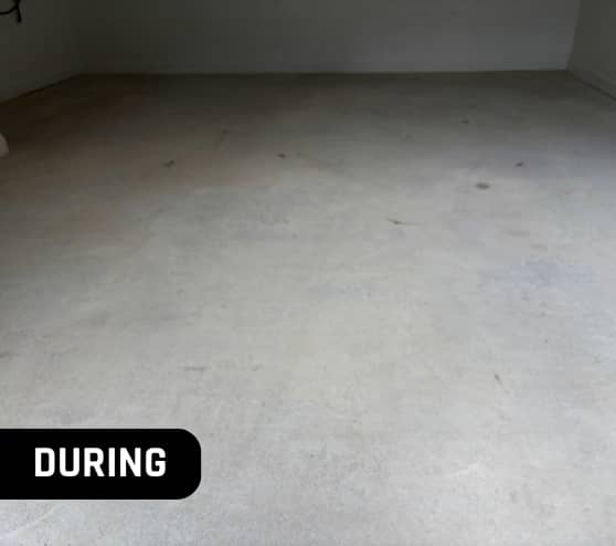 During Epoxy Garage Flooring for Homeowner in Suffolk, VA