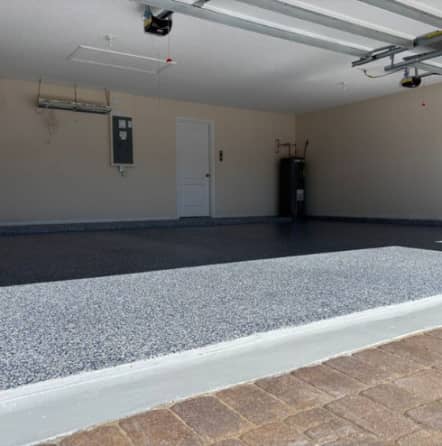 After Project Garage Floor Epoxy for Homeowner in Palm Coast, FL