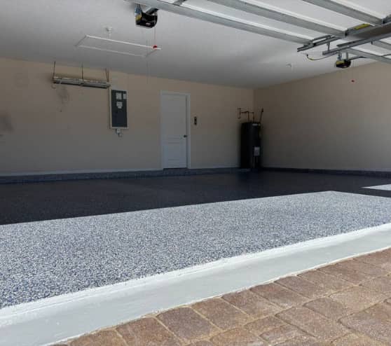 After Project Garage Floor Epoxy for Homeowner in Palm Coast, FL