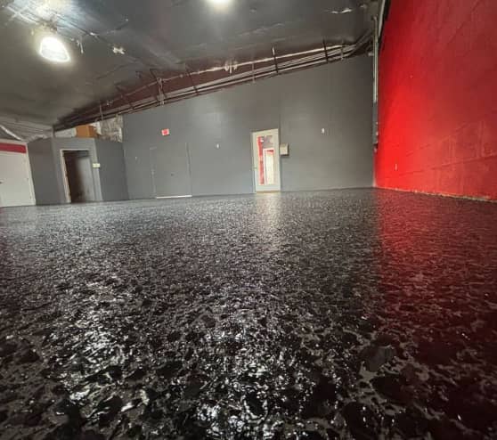 After Work MACH ONE Jacksonville North Epoxy Flake Flooring for Empower Martial Arts