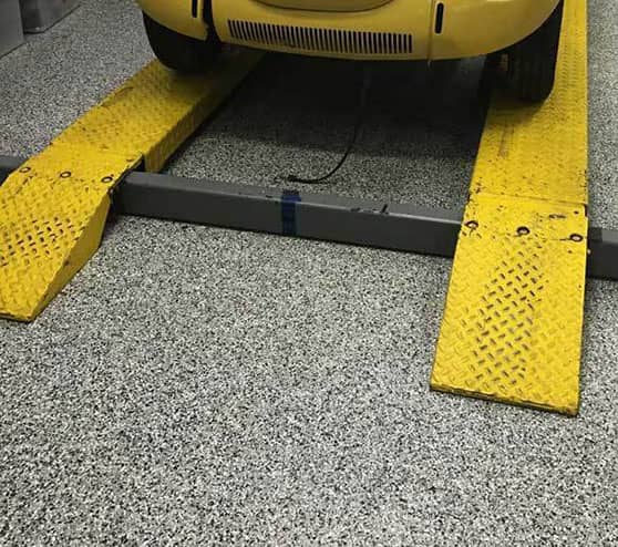 auto shop epoxy floors