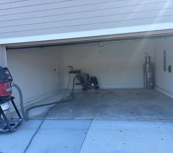 Before Epoxy Flake Flooring for Homeowner in Gainsville, FL