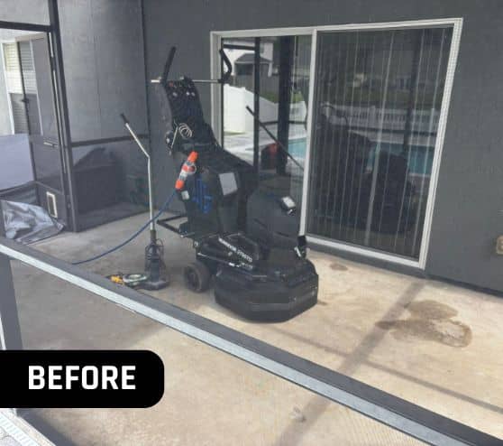 machine sitting in patio