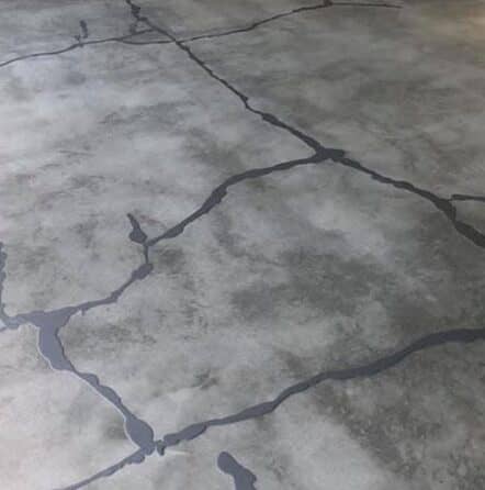 concrete floor repair in warehouse