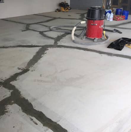 garage floor concrete repair