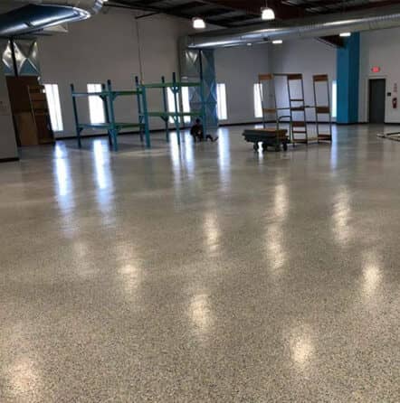 warehouse epoxy floor installation