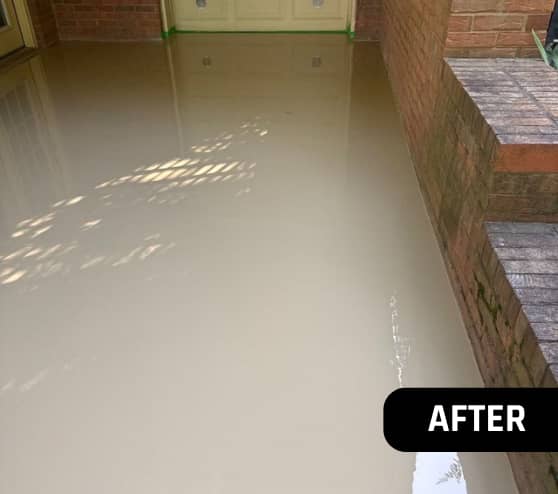 After Solid Epoxy Flooring Painting for Homeowner in Lenoir City, TN