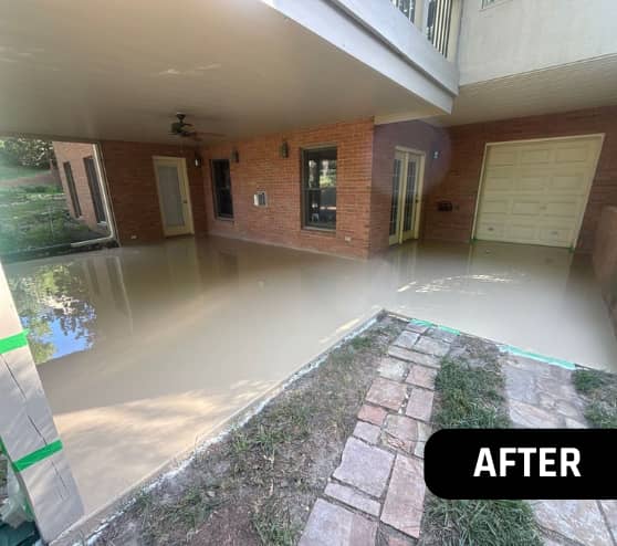 After Solid Epoxy Flooring Service for Homeowner in Lenoir City, TN
