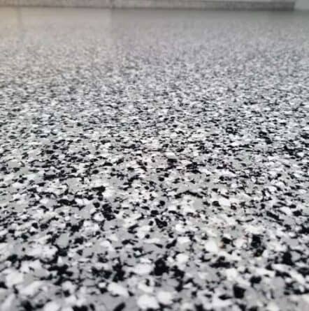 close view of epoxy flakes