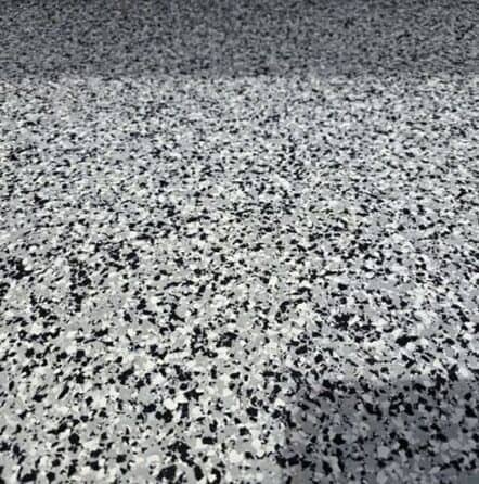 close view of epoxy flakes in Lakeland, FL