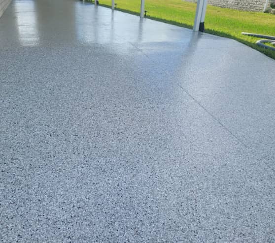 epoxy flake carport in zephyrhills, fl