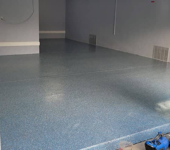 epoxy flake flooring in Apollo Beach, FL