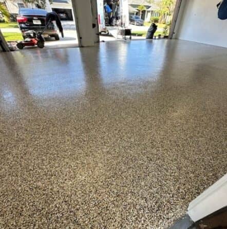 epoxy flake flooring in Tampa, FL