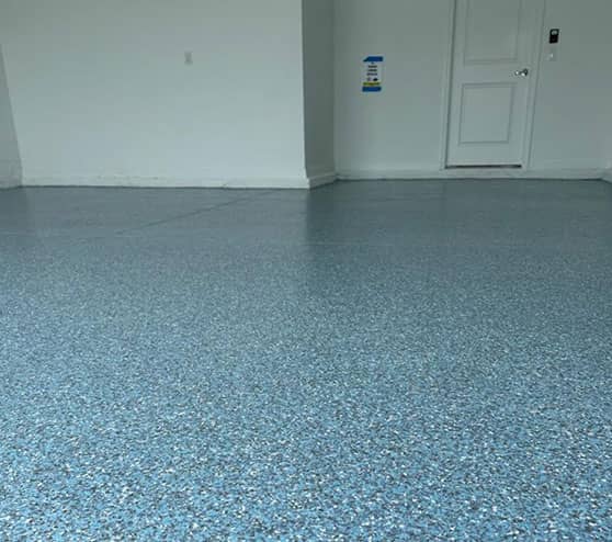 epoxy flake flooring in tampa garage