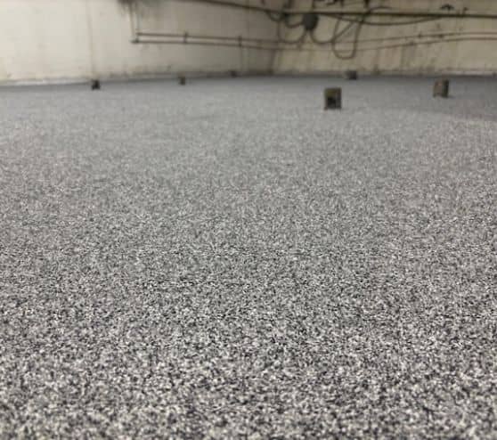 Yacht Starship Cruises epoxy flake flooring close-up
