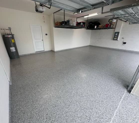 gray epoxy flooring in Tampa, FL