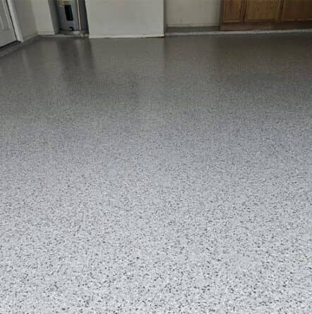 epoxy flake flooring in garage