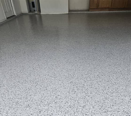 epoxy flake flooring in garage