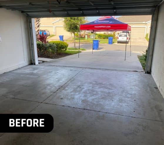 homeowner with old concrete installed before portrait