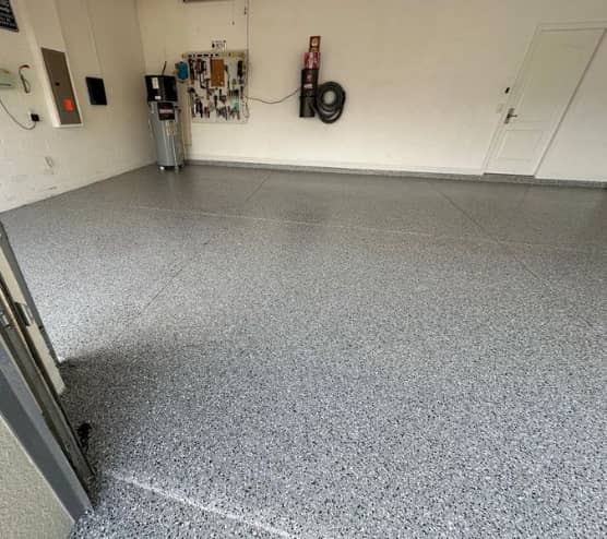 new epoxy flake flooring in Ruskin, FL