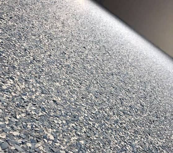 new epoxy flooring in fish hawk garage