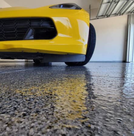 new epoxy flooring in riverview garage