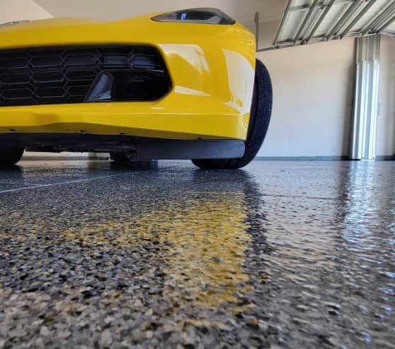 new epoxy flooring in riverview garage