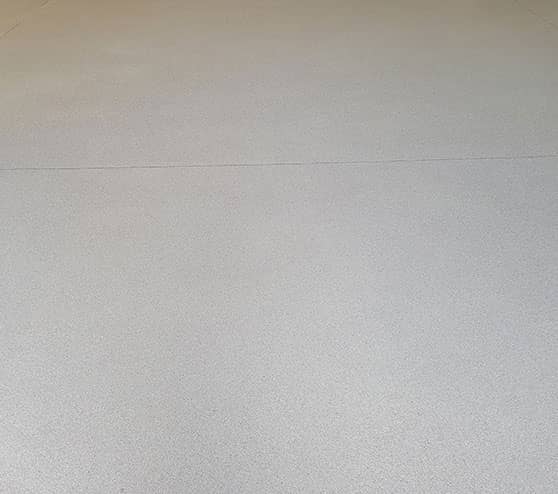 solid epoxy flooring application at brandon fl home