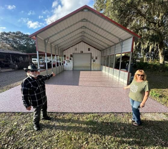 two epoxy clients in Lakeland, FL