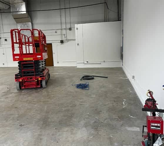 equipment inside commercial property
