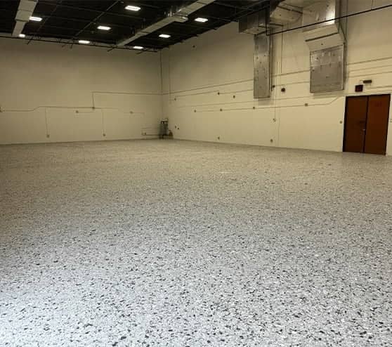 epoxy flooring inside of commercial property