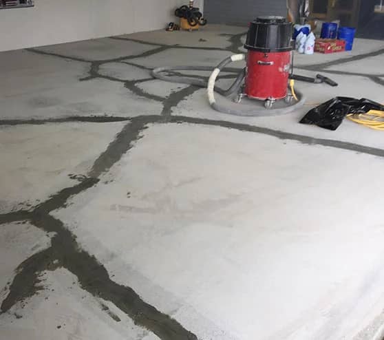 garage floor concrete repair