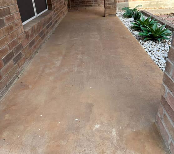 before view of epoxy flooring in San Antonio, TX