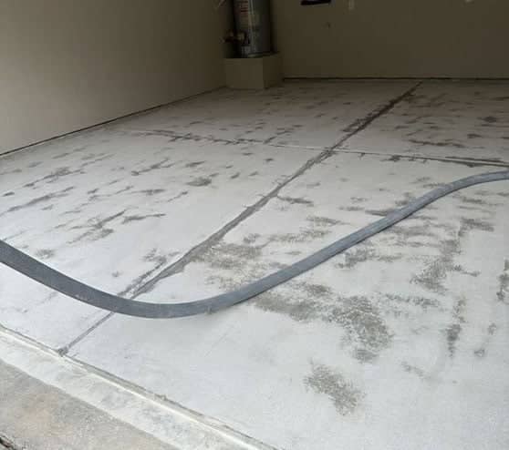 before view of epoxy project in Helotes, TX