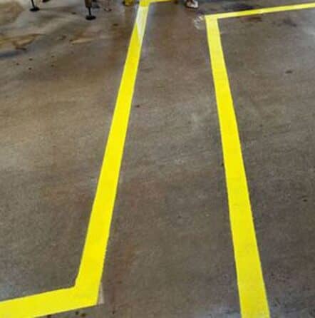 close view of epoxy flooring in San Antonio, TX