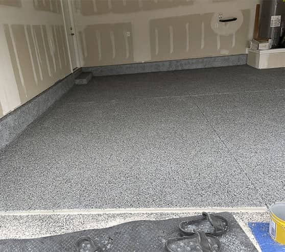 epoxy flake flooring in San Antonio, TX
