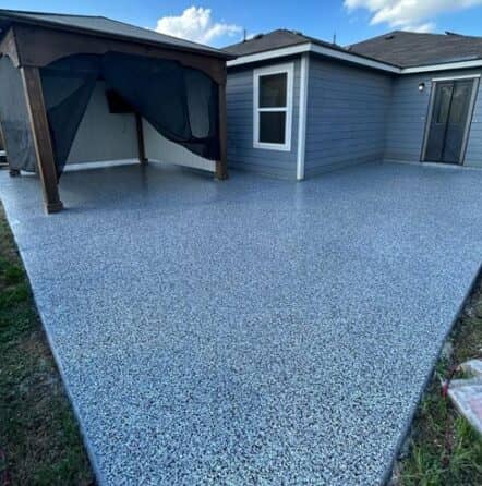 epoxy flake flooring in San Antonio, TX