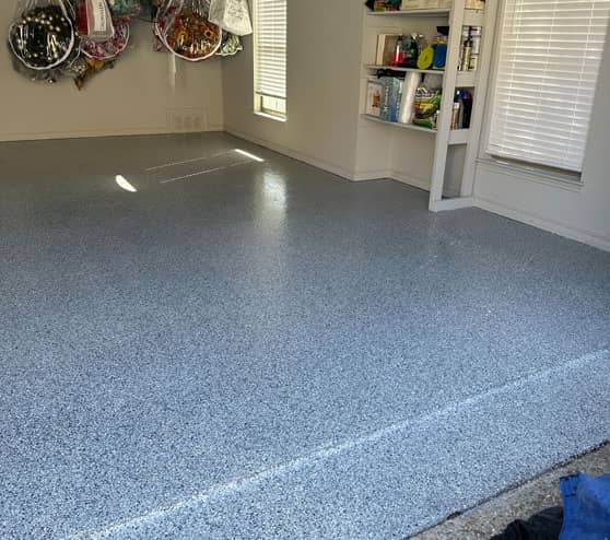 epoxy flake flooring in San Antonio, TX
