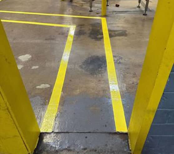 epoxy flooring project in San Antonio, TX