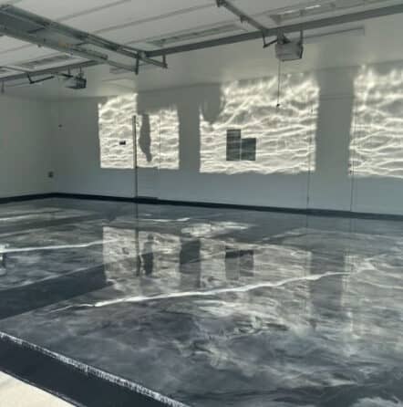 metallic epoxy flooring in Braunfels, TX