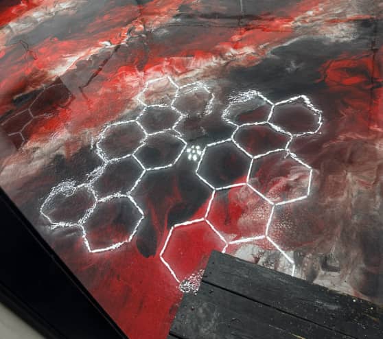 metallic epoxy flooring in San Antonio, TX