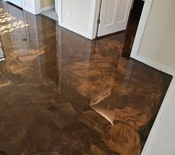 residential epoxy flooring in Comfort, TX