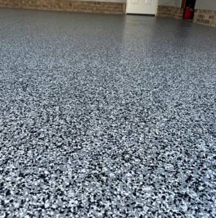 close view of epoxy flakes in Irmo, SC