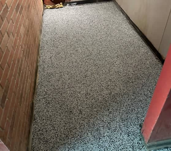 epoxy flake flooring in Blythewood