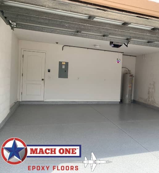 epoxy flake floor project in Orlando, FL