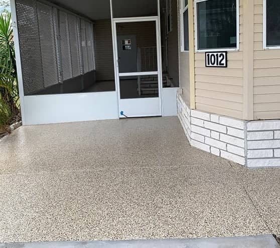 exterior view of car port repair in Florida