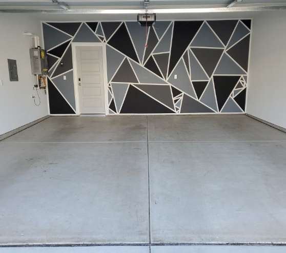 garage before applying epoxy