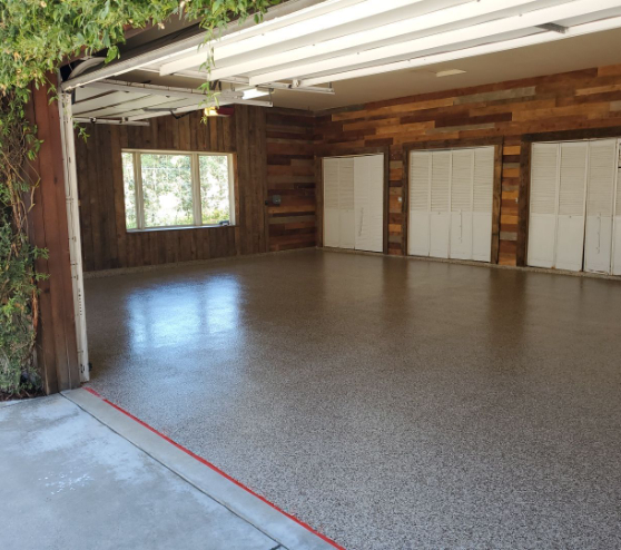 garage floor epoxy coating application in fresno, ca home