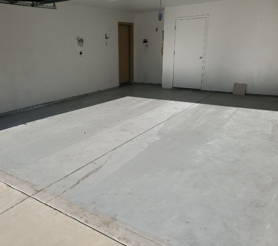 old garage floor in Fresno, CA